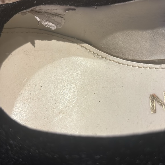 Anne Klein Hayden Block Heel Black Satin
Fabric w/Gem Jeweled Embellished Heel - Picture 11 of 12